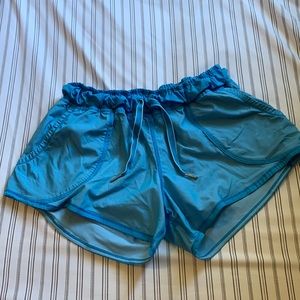 Light blue Lululemon shorts